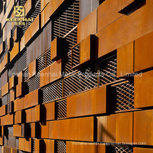 Red Rusting Wall Cladding Decorative Corten Steel (KH-CT-05)